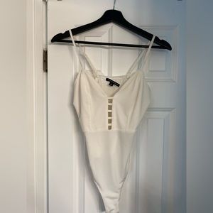 White/Cream body suit